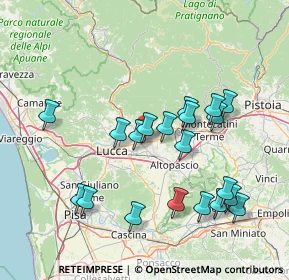 Mappa Stradone di Segromigno 57 A, 55012 Capannori LU, Italia (15.7375)