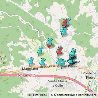 Mappa Via di Stabbiano, 55100 Lucca LU, Italia (0.96818)