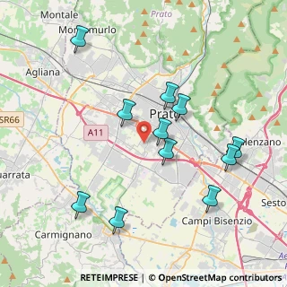 Mappa Zona Grignano, 59100 Prato PO, Italia (4.09091)