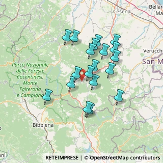 Mappa Via Acquapartita, 47021 Bagno di Romagna FC, Italia (12.53632)