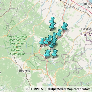 Mappa Via Acquapartita, 47021 Bagno di Romagna FC, Italia (8.8125)