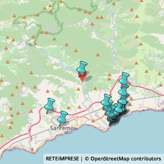 Mappa CAP, 18038 Sanremo IM, Italia (4.9015)