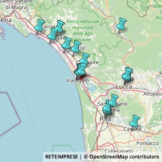 Mappa Via del Pastore, 55049 Viareggio LU, Italia (16.0015)