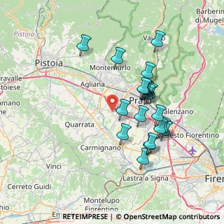 Mappa Via Aurelio Saffi, 59100 Prato PO, Italia (6.934)