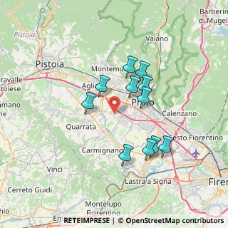 Mappa Via Aurelio Saffi, 59100 Prato PO, Italia (6.20273)