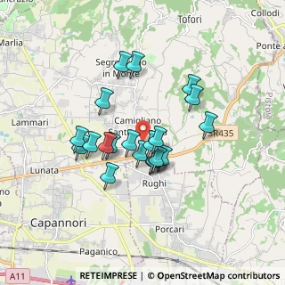 Mappa Via Stradone di Camigliano, 55012 Capannori LU, Italia (1.4215)