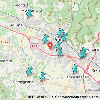 Mappa Via Vittorio Bachelet, 59100 Prato PO, Italia (4.16273)