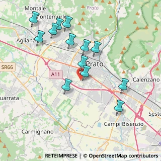 Mappa Via Vittorio Bachelet, 59100 Prato PO, Italia (4.15)
