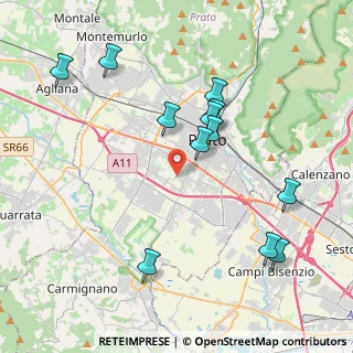 Mappa Via Vittorio Bachelet, 59100 Prato PO, Italia (4.31)