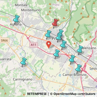 Mappa Via Vittorio Bachelet, 59100 Prato PO, Italia (4.12182)