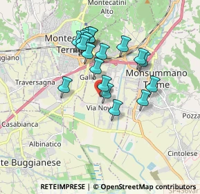 Mappa Via Giacomo Leopardi, 51018 Pieve a Nievole PT, Italia (1.5505)