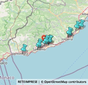 Mappa Via Umberto Napoli Str, 18018 Taggia IM, Italia (11.84091)