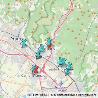 Mappa Via Renato Fucini, 50041 Calenzano FI, Italia (3.82583)