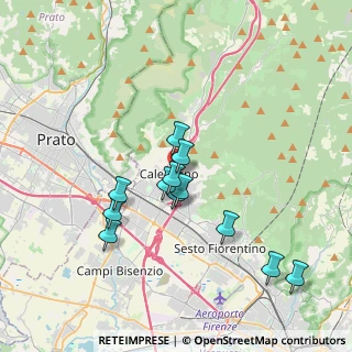 Mappa Via Renato Fucini, 50041 Calenzano FI, Italia (3.32833)