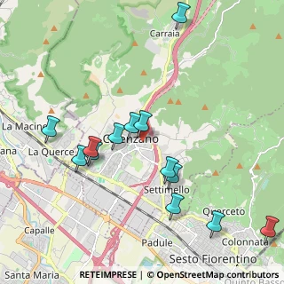 Mappa Via Renato Fucini, 50041 Calenzano FI, Italia (2.19692)