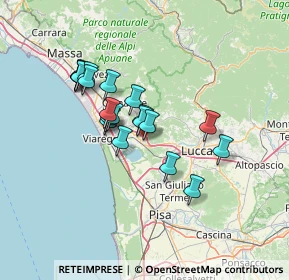 Mappa Via Fontana, 55054 Massarosa LU, Italia (11.531)