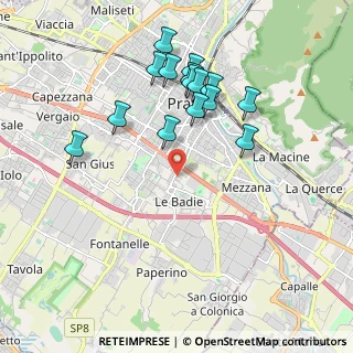 Mappa Piazza Albert Einstein, 59100 Prato PO, Italia (1.95)