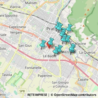 Mappa Piazza Albert Einstein, 59100 Prato PO, Italia (1.36923)