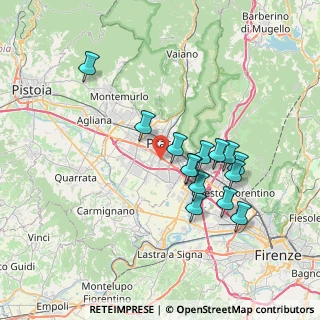 Mappa Piazza Albert Einstein, 59100 Prato PO, Italia (6.65929)