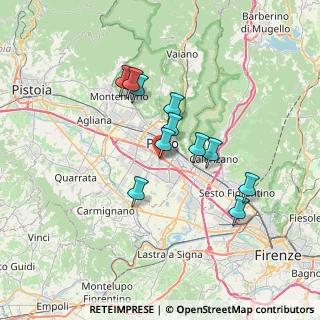 Mappa Piazza Albert Einstein, 59100 Prato PO, Italia (5.90364)