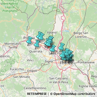 Mappa Piazza Albert Einstein, 59100 Prato PO, Italia (11.0545)