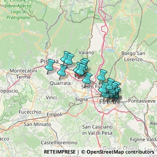 Mappa Via dei Casini, 59100 Prato PO, Italia (11.27)