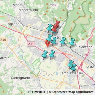 Mappa Via dei Casini, 59100 Prato PO, Italia (3.0575)