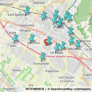 Mappa Via dei Casini, 59100 Prato PO, Italia (2.21706)