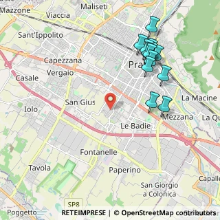 Mappa Via dei Casini, 59100 Prato PO, Italia (2.3)