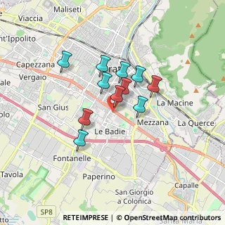 Mappa Via Beniamino Franklin, 59100 Prato PO, Italia (1.28364)