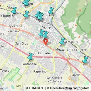 Mappa Via Beniamino Franklin, 59100 Prato PO, Italia (2.72692)