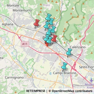 Mappa Via Beniamino Franklin, 59100 Prato PO, Italia (2.84091)