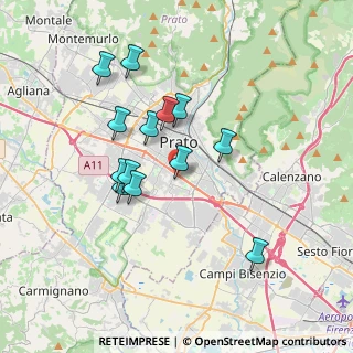 Mappa Via Beniamino Franklin, 59100 Prato PO, Italia (3.26154)