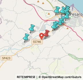 Mappa Via Lago Maggiore, 61100 Villa Ceccolini PU, Italia (4.43615)