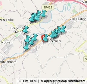 Mappa Via Lago Maggiore, 61100 Villa Ceccolini PU, Italia (1.546)
