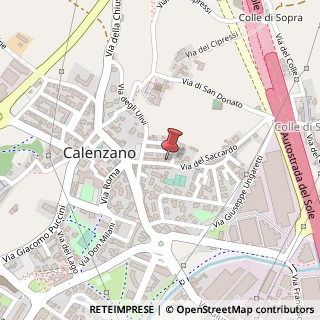 Mappa Via VI Settembre, 1A, 50041 Calenzano, Firenze (Toscana)