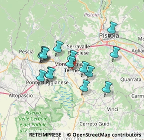 Mappa 51015 Monsummano Terme PT, Italia (6.085)