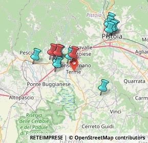 Mappa 51015 Monsummano Terme PT, Italia (6.902)
