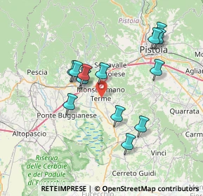 Mappa 51015 Monsummano Terme PT, Italia (7.09077)