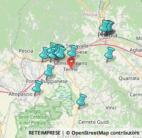Mappa 51015 Monsummano Terme PT, Italia (6.83813)