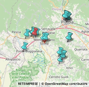 Mappa 51015 Monsummano Terme PT, Italia (7.5055)