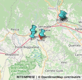 Mappa 51015 Monsummano Terme PT, Italia (6.58364)