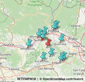 Mappa 51015 Monsummano Terme PT, Italia (11.2225)