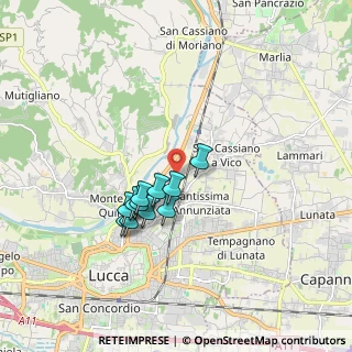 Mappa Via Pasquinetti, 55100 Lucca LU, Italia (1.42636)