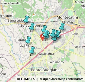 Mappa Via Pittini, 51011 Buggiano PT, Italia (1.17154)
