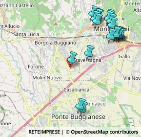 Mappa Via Pittini, 51011 Buggiano PT, Italia (2.664)