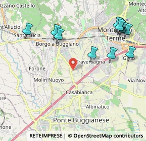 Mappa Via Pittini, 51011 Buggiano PT, Italia (2.64167)