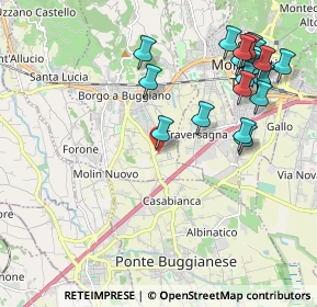 Mappa Via Pittini, 51011 Buggiano PT, Italia (2.4475)