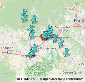 Mappa Via Pittini, 51011 Buggiano PT, Italia (5.41882)