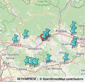 Mappa Via Pittini, 51011 Buggiano PT, Italia (16.96143)